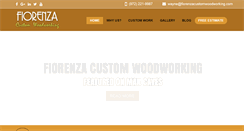 Desktop Screenshot of fiorenzacustomwoodworking.com